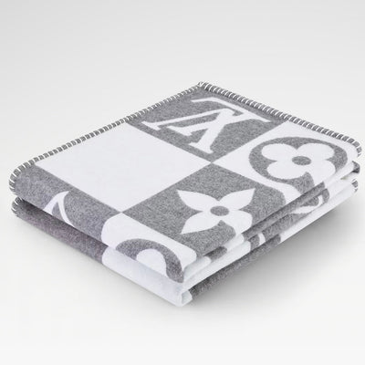 BLANKET MONOGRAM Gray